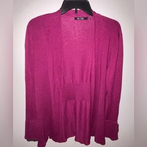 NIC+ZOE Women's Vibrant Pink Cardigan